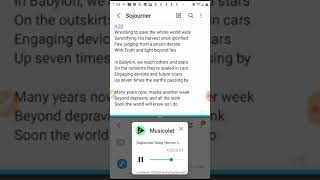 quotSojournerquot song [upl. by Anifad]