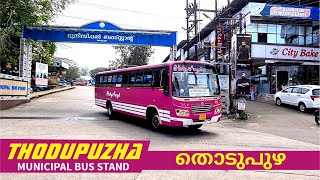 Municipal Bus Stand Thodupuzha  Idukki District [upl. by Anahsirk909]