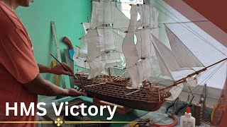 Building HMS Victory model from scratch [upl. by Iralam]