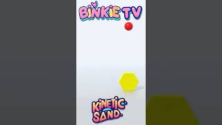 🎳 Kinetic Sand Kids Fun Bowling Ball Adventures with Shapes amp Pins Binkie TV kineticsandplay [upl. by Hamford469]