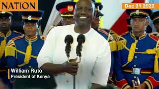 Ruto’s change in fortunes through Reuben Kigame’s ‘Huniachi’ song [upl. by Ahtnahc85]