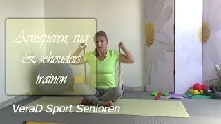 Beste Arm en Schoudertraining  workout Armen Schouders en Bovenlichaam trainen voor vrouwen [upl. by Ethyl]