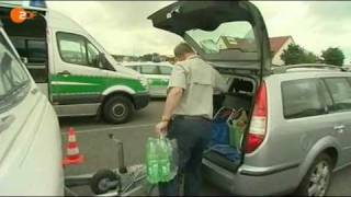 Polizei kontrolliert Wohnmobile Hallo Deutschland 25082009 [upl. by Aleunamme]