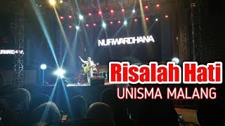 Nufi Wardhana Risalah Hati cover Live FUNFEST Unisma Malang 2018 [upl. by Aliac921]