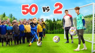 MECZ 2 YOUTUBERÓW vs 50 DZIECIAKÓW 🔥 [upl. by Liatrice]