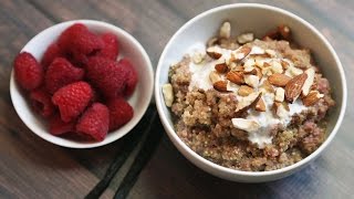 3 Quinoa Breakfast Bowls  Back to School Recipes [upl. by Anerda]