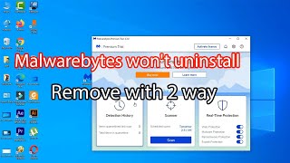 How to uninstall malwarebytes windows 10 [upl. by Ecinreb]