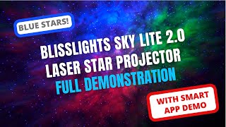 Blisslights Sky Light 20 With Blue Stars Demo amp Review [upl. by Kean]