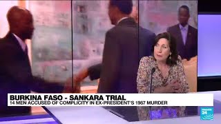 Burkina Faso  Sankara trial 14 men accused of complicity in exPresidents 1987 murder [upl. by Aihsekel]