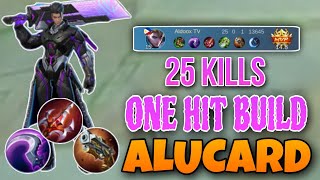 ALUCARD NEW ONE HIT BUILD is TOTALLY INSANE TOP 1 GLOBAL ALUCARD  BEST BUILD AND EMBLEM ALUCARD [upl. by Valma]