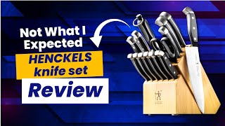 HENCKELS Premium Quality 15 Piece Knife Set Review  The Art of Effortless Cutting  Unbiased Review [upl. by Shuma900]