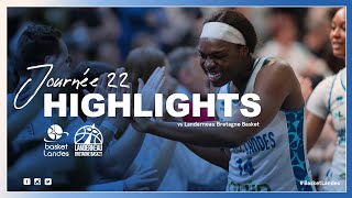 HIGHLIGHTS  Basket Landes vs Landerneau BB [upl. by Ahsym]