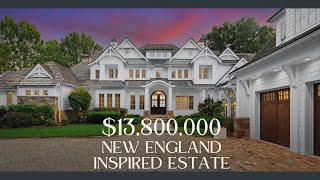 Experience the pinnacle of luxury with this New Englandinspired estate [upl. by Shelly543]