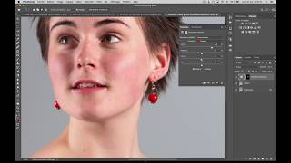 Supprimer les rougeur de peau avec Photoshop [upl. by Eimmelc739]