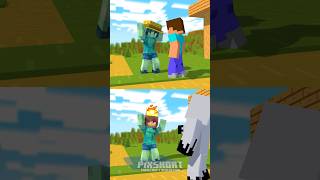 Steve vs Entity 303  Good deeds vs Bad deeds  Minecraft Animation shorts [upl. by Lativa]