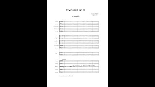 Gustav Mahler  Symphony No 10 Cooke Audio  Full Score [upl. by Ynor186]