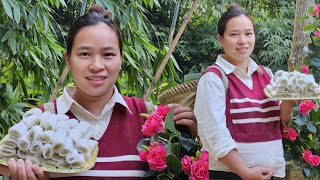 How To Make Sweet Delicious Mochi Cakes To Sell  Life Of a Pregnant Woman About To Give Birth [upl. by Iram]