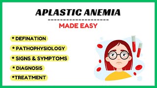 Aplastic anemia causes symptoms diagnosis treatment management pathology made easy [upl. by Nitsirhc348]