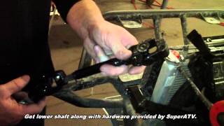 Kawasaki Teryx 4  EZSteer PowerSteering Install SuperATV [upl. by Macmullin]