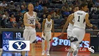 Mens Basketball  BYU vs Westminster Highlights [upl. by Alleinad]