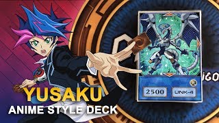 YuGiOh Yusaku Fujiki  Playmaker  Cyberse Anime Style Orica Deck  Yugiohoricasofficialcom [upl. by Einattirb]