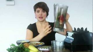 How To Make a Green Smoothie [upl. by Ahsimat]