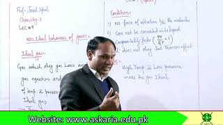 Ch4  Lec9  Non Ideal Behaviour of gases Chemistry 11 [upl. by Ardnaxela]