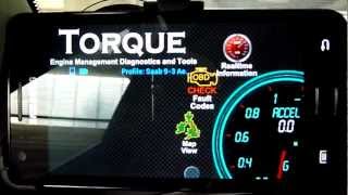 OBDLink MX and Torque on a Saab 93 Aero [upl. by Coriss446]