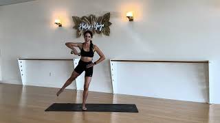 Full body pilates based workout 30 mins weight optional [upl. by Alicsirp]