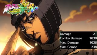 JJBA ASBR Bruno 100 TOD Combo1038 Damage [upl. by Hynda168]