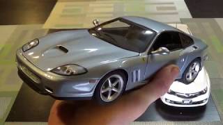 118 diecast review Otto WRX STI Hotwheels Ferrari 575M [upl. by Odlavso86]