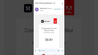 Yesterday earning from Adobe stock adobestockcontributor adobestock [upl. by Misaq]