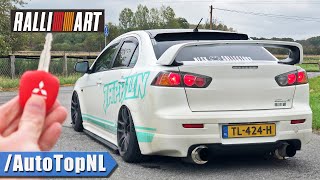 Mitsubishi Lancer Ralliart REVIEW on AUTOBAHN by AutoTopNL [upl. by Ayhay]