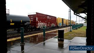 Union Pacific Trains in Beaumont [upl. by Duntson396]