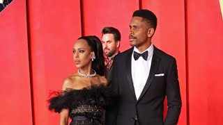 Kerry Washington and Husband Nnamdi Asomugha Make Rare Appearance Together at Vanity Fair OscarParty [upl. by Ligetti]