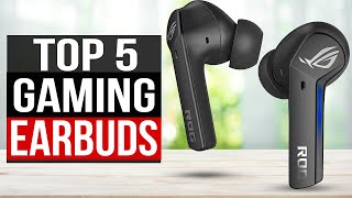 TOP 5 Best Gaming Earbuds 2024 [upl. by Novihc]