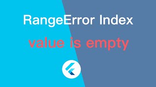 Flutter Range Error Index Invalid Value Valid Value Range is Empty 0  BLoC Tutorial [upl. by Yrroc509]