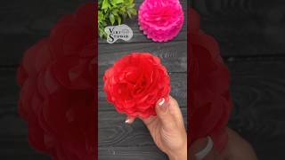 How to make Easy Tissue Paper Flowers DIY Paper Craft Tutorial [upl. by Nosyrb]