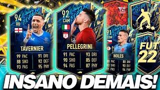 FIFA 22  🔥 TOTS ROW TROUXE UMA CARTA INSANA  DME PELLEGRINI E HOLE  NOVOS DMES  LINKER [upl. by Attevad352]