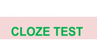 HOW TO SOLVE CLOZE TEST BEST STRATEGYFOR BANK SSCOTHER COMPETITIVE EXAMINATIONS [upl. by Ycat]