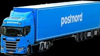 PostNord kör Sveriges längsta lastbil semitrailer [upl. by Atteloiv]