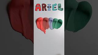 Guess the mixed color of Ariel alphabetlore ariel satisfying colormixing [upl. by Aseiram]