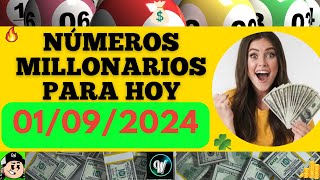 🔥🤑 HAZ ESTOS NÚMEROS DE LA SUERTE PARA HOY 01 SEPTIEMBRE 2024  CAMBIA TU VIDA LOTERIAS DEL MUNDO🤑🔥 [upl. by Homer404]