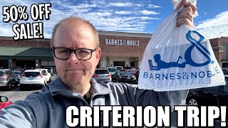 Criterion Barnes And Noble TRIP And Haul  50 Off Sale [upl. by Halilak]