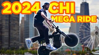 Stunt Madness at Chicago Mega Ride 2024 Ebox Dragster Highlights [upl. by Halette269]