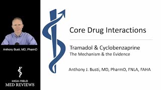 Pharmacology  Tramadol amp Flexeril Drug Interaction [upl. by Rehpotsirc929]