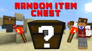 Minecraft 15 Tutorial  Random Item Chest aka The Mystery Chest [upl. by Lina479]