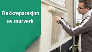 Slik reparerer og maler du murverket ditt [upl. by Shih]