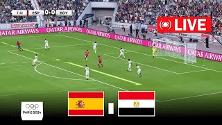 eFootball Pes 21 Gameplay  Spain U23 vs Egypt U23  Mens Football Olympic Games Paris 2024 [upl. by Neddy726]