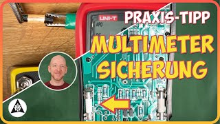 Sicherung im Multimeter tauschen [upl. by Edylc644]